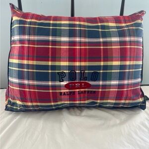 Ralph Lauren Polo tartan Bolster pillow